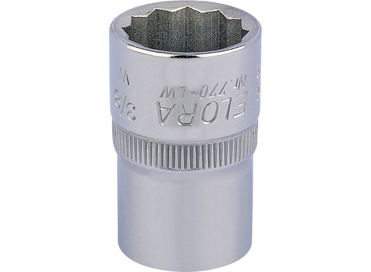 Elora 24830 3/8" 1/2" Sq. Dr. Whitworth Bi-Hexagon Socket