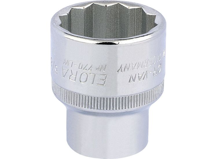 Elora 24872 5/8" 1/2" Sq. Dr. Whitworth Bi-Hexagon Socket