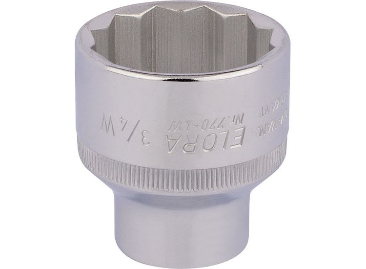 Elora 24898 3/4" 1/2" Sq. Dr. Whitworth Bi-Hexagon Socket