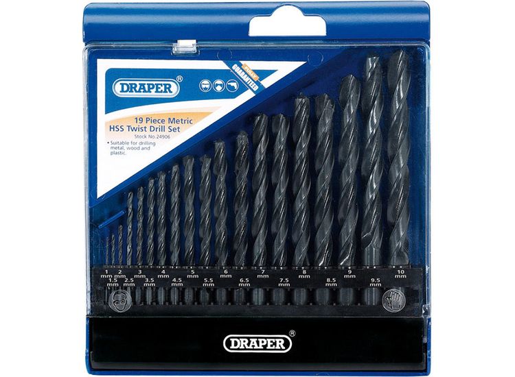 Draper 24906 Metric HSS Drill Set (19 Piece)