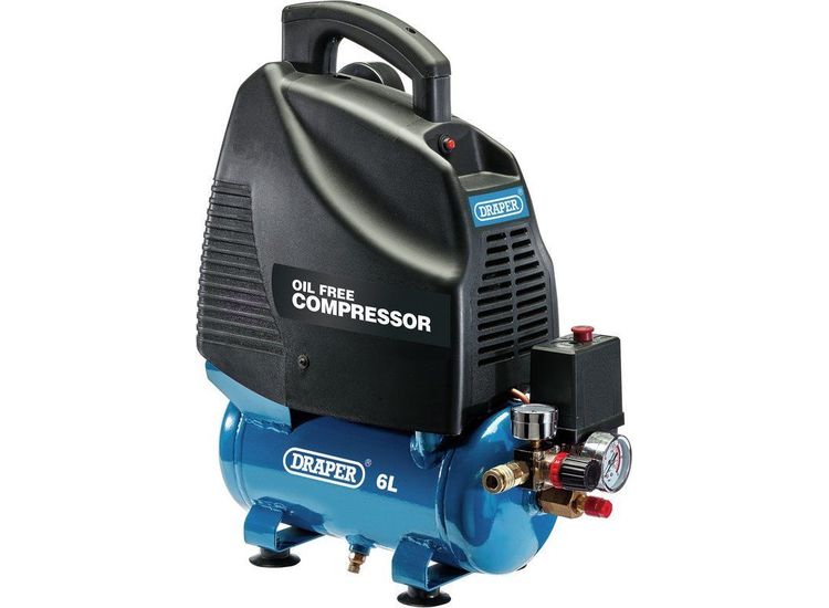 Draper 24974 6L Oil-Free Air Compressor (1.1kW)