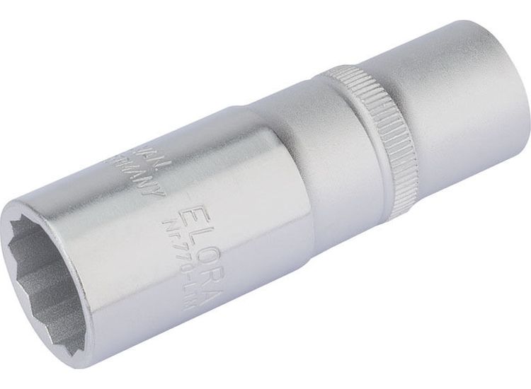 Elora 25119 19mm 1/2" Sq. Dr. Deep Bi-Hexagon Socket