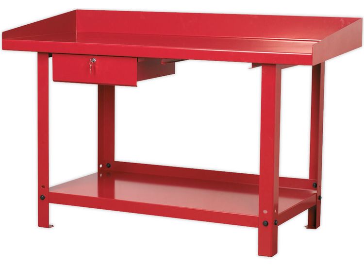 Sealey AP1015 Workbench Steel 1.5m with 1 Drawer