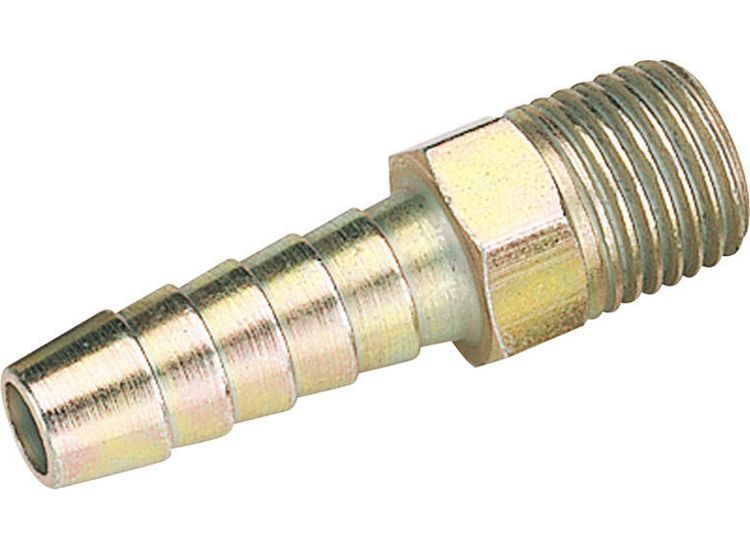 Draper 25799 1/4" BSP Taper 5/16" Bore PCL Male Screw Tailpiece (Sold Loose)