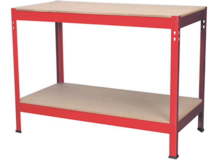 Sealey AP1210 Workbench 1.2m Steel Wooden Top