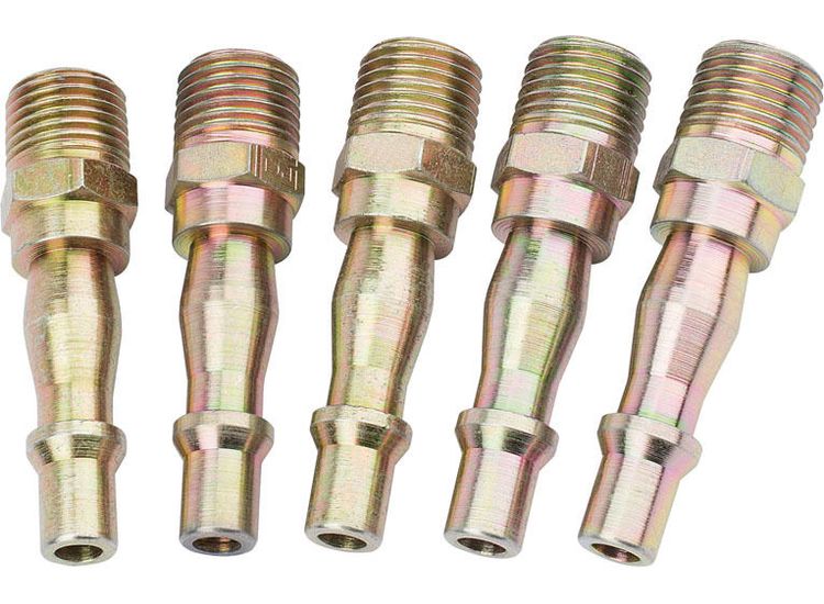 Draper 25832 1/4" Male Thread PCL Coupling Screw Adaptor Pack of 5
