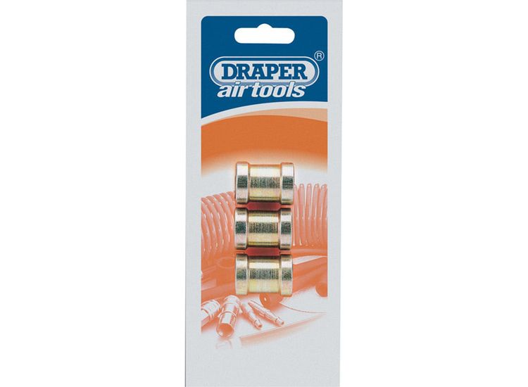 Draper 25865 1/4" BSP PCL Parallel Union Nut / Socket Pack of 3