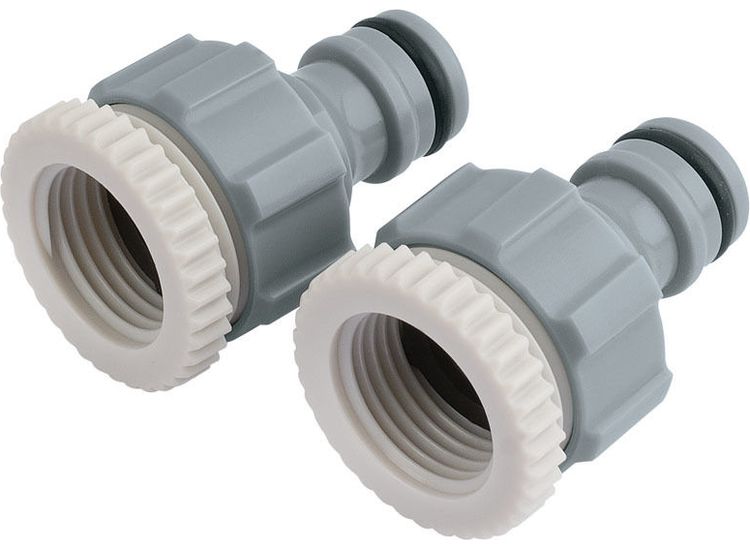 Draper 25907 Twin Pack of Tap Connectors (1/2" and 3/4")