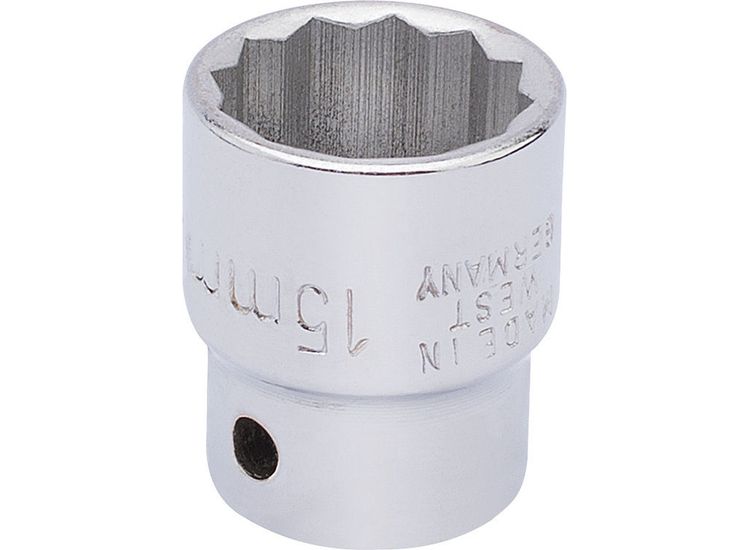 Elora 25911 15mm 3/8" Sq. Dr. Bi-Hexagon Socket