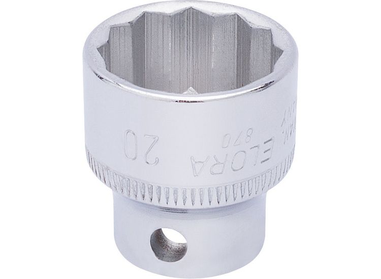 Elora 25961 20mm 3/8" Sq. Dr. Bi-Hexagon Socket