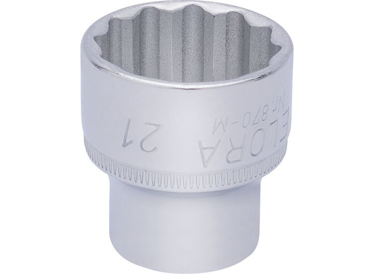 Elora 25979 21mm 3/8" Sq. Dr. Bi-Hexagon Socket