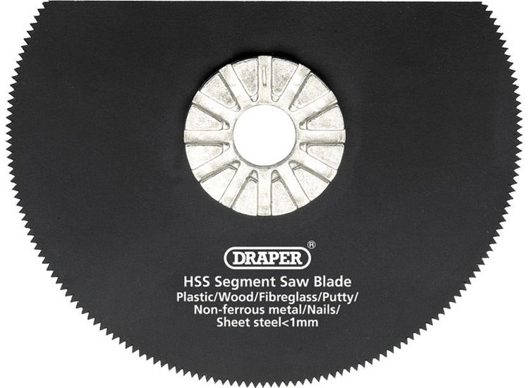 Draper 26072 HSS Segment Saw Blade 88mm Dia. x 18tpi