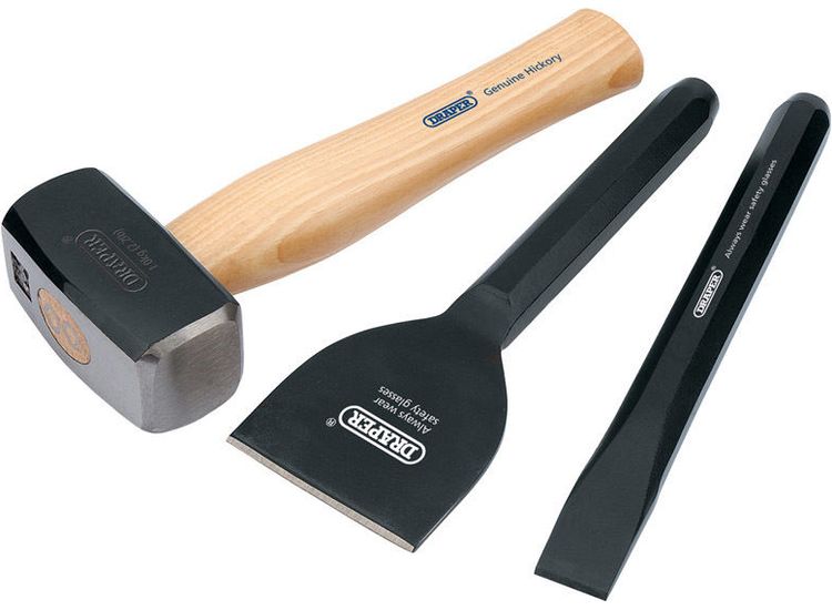 Draper 26120 Builders Kit with Hickory Handle (3 Piece)