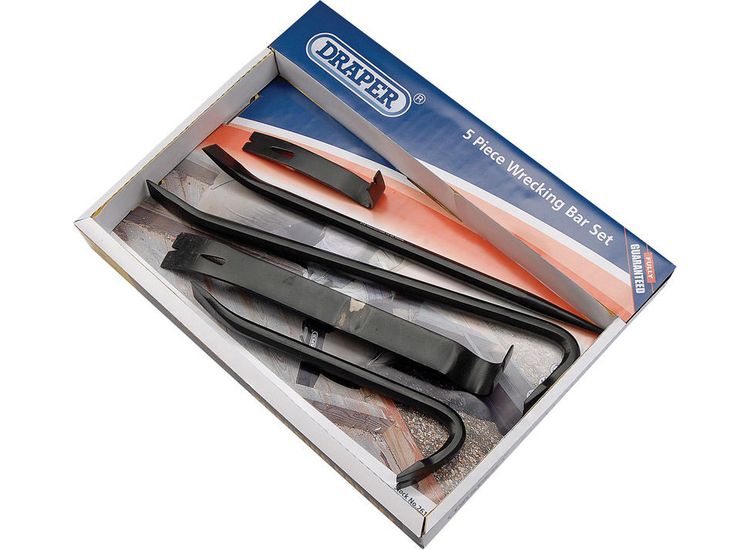 Draper 26123 Wrecking Bar Set (5 Piece)