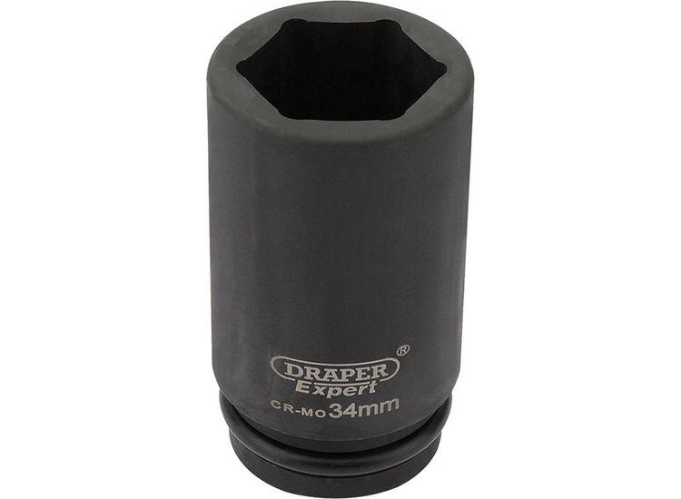 Draper 27142 34mm 3/4" Sq. Dr. Hi-Torq&amp;#174; 6 Point Deep Impact Socket
