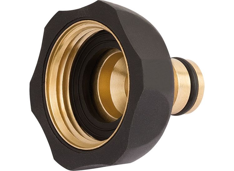 Draper 27697 Brass and Rubber Tap Connector (1")