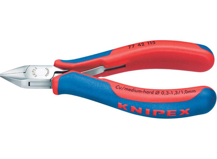 Draper 27727 Knipex 77 42 115 115mm Full Flush Electronics Diagonal Cutting Nipper