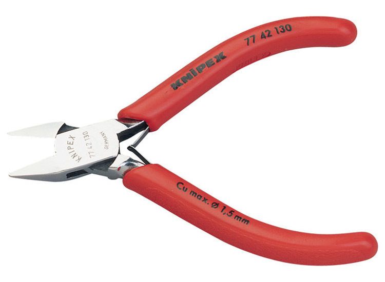 Draper 27729 Knipex 77 42 130 130mm Full Flush Electronics Diagonal Cutting Nipper