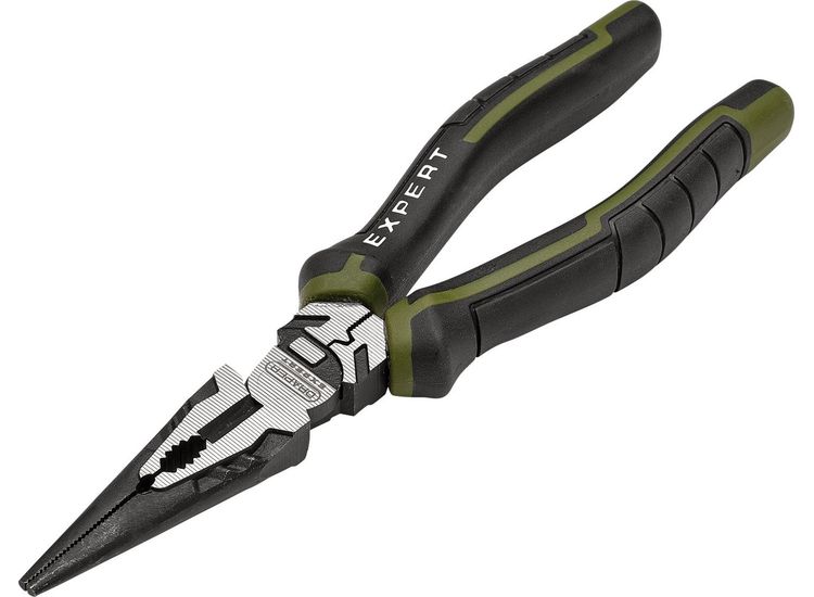 Draper Expert 28521 High Leverage Long Nose Pliers, 200mm