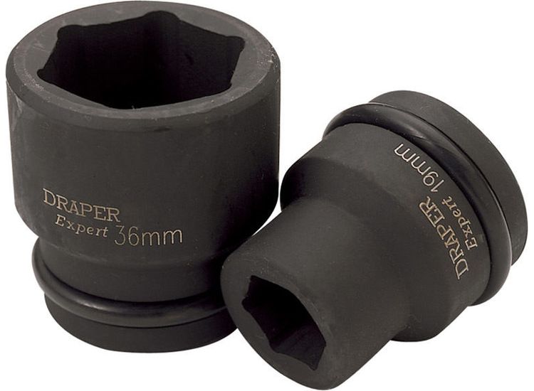 Draper 28660 19mm 3/4" Sq. Dr. Hi-Torq&amp;#174; 6 Point Impact Socket