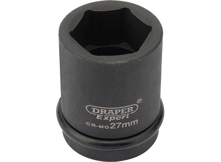 Draper 28719 27mm 3/4" Sq. Dr. Hi-Torq&amp;#174; 6 Point Impact Socket
