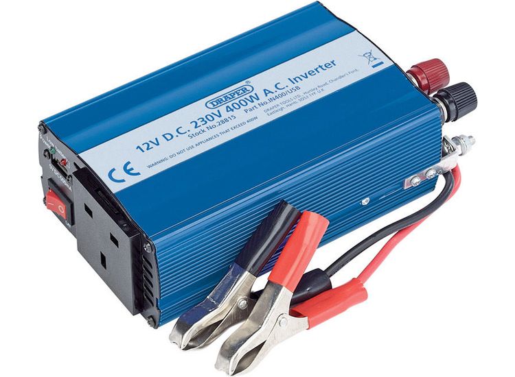 Draper 28815 12V 400W DC-AC Inverter