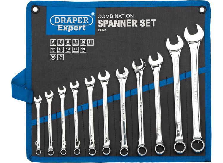 Draper 29545 Metric Combination Spanner Set (11 Piece)