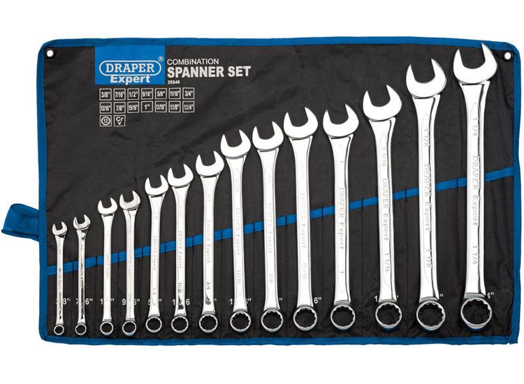 Draper 29548 Imperial Combination Spanner Set (14 Piece)