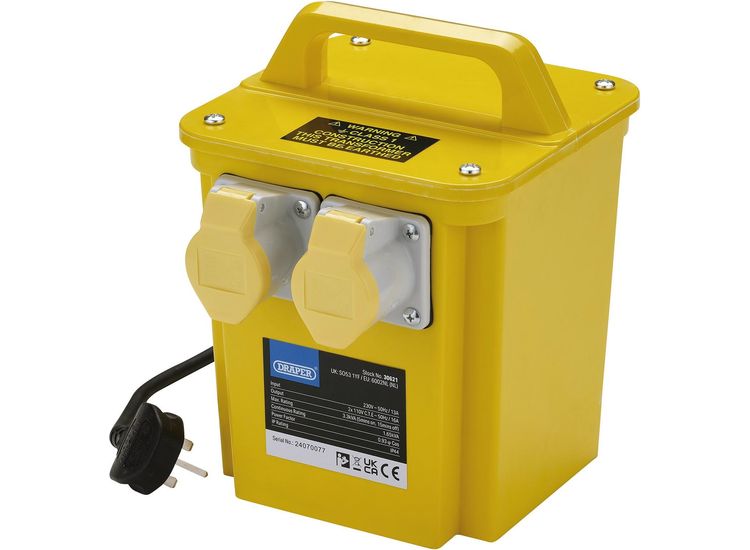 Draper 30621 110V Portable Transformer, 3.3kVA