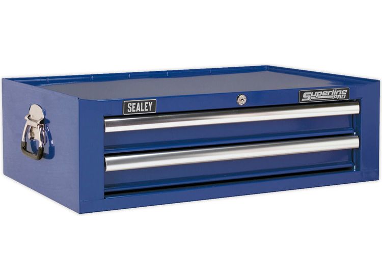 Sealey AP26029TC Mid-Box 2 Drawer with Ball Bearing Slides - Blue