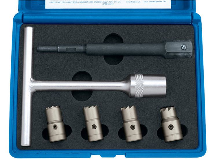 Draper 30823 Diesel Injector Seat Cutter Set (6 Piece)
