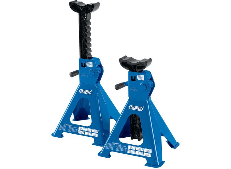 Draper 30878 2 Tonne Ratcheting Axle Stands (Pair)