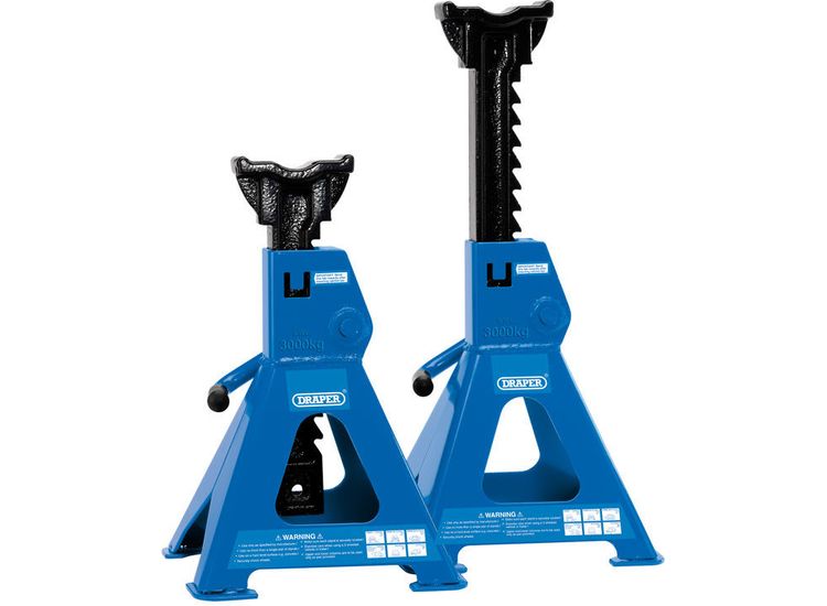 Draper 30881 3 tonne Ratcheting Axle Stands (Pair)