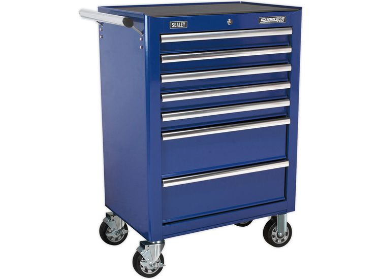 Sealey AP26479TC Rollcab 7 Drawer with Ball Bearing Slides - Blue
