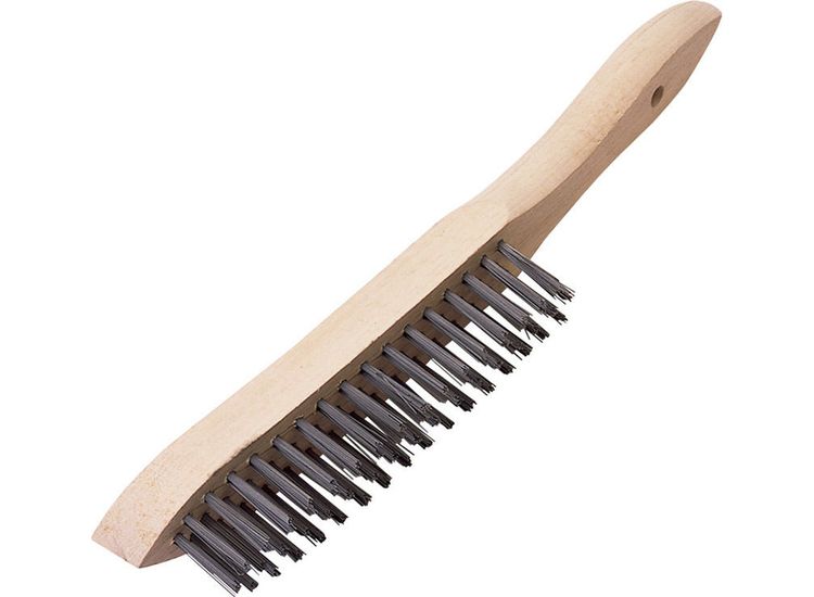 Draper 31548 Heavy Duty 3 Row Wire Scratch Brush (310mm)
