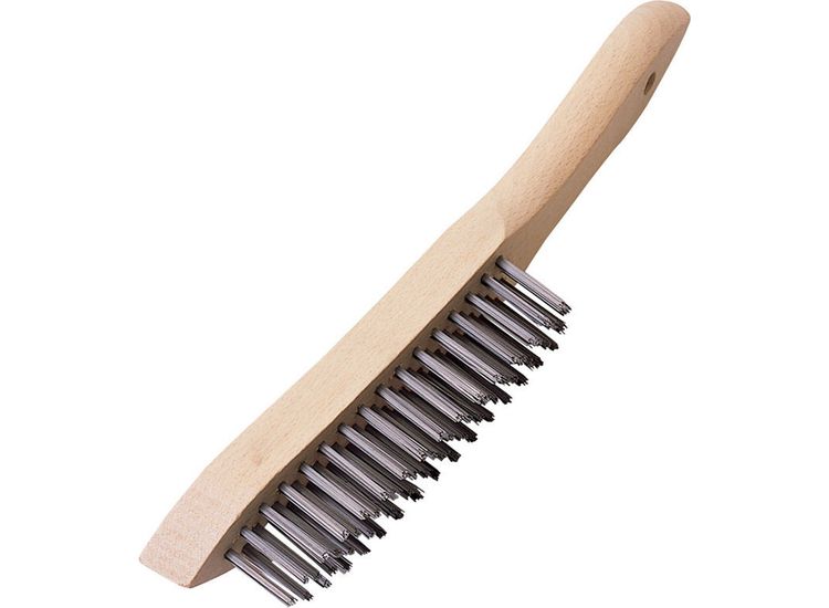 Draper 31563 Heavy Duty 4 Row Wire Scratch Brush (310mm)