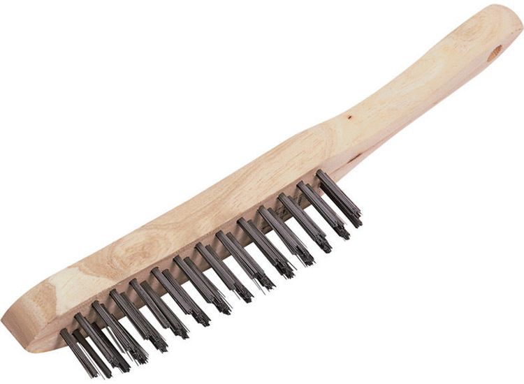 Draper 31570 4 Row Wire Scratch Brush (290mm)