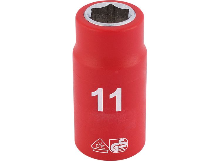 Draper 31571 3/8" Sq. Dr. Fully Insulated VDE Socket (11mm)