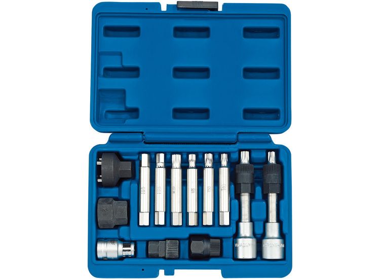 Draper 31913 Alternator Pulley Tool Kit (13 Piece)