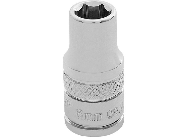 Draper 32453 1/4" Sq. Dr. Hi-Torq&amp;#174; 6 Point Socket (6.0mm)