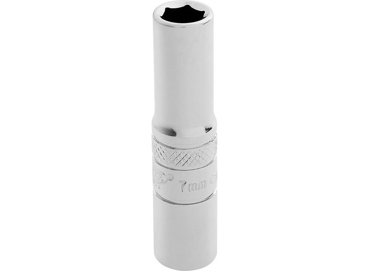 Draper 32661 1/4" Sq. Dr. Hi-Torq&amp;#174; 6 Point Deep Socket (7mm)