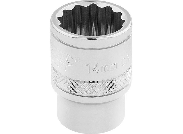 Draper 32777 3/8" Sq. Dr. Hi-Torq&amp;#174; 12 Point Socket (14mm)