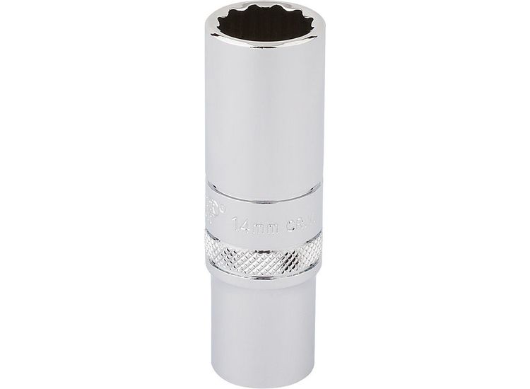 Draper 32955 3/8" Sq. Dr. Hi-Torq&amp;#174; 12 Point Deep Socket (14mm)