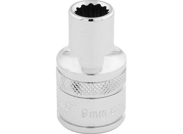 Draper 33089 1/2" Sq. Dr. Hi-Torq&amp;#174; 12 Point Socket (9mm)