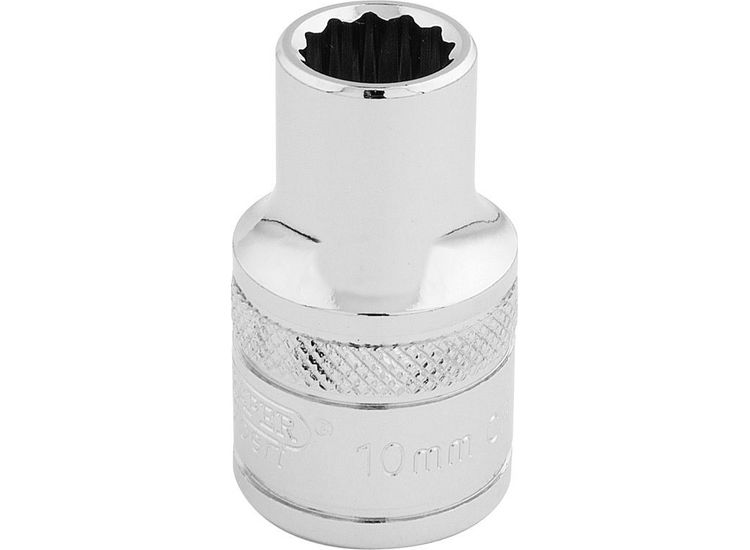 Draper 33093 1/2" Sq. Dr. Hi-Torq&amp;#174; 12 Point Socket (10mm)