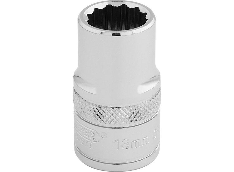 Draper 33105 1/2" Sq. Dr. Hi-Torq&amp;#174; 12 Point Socket (13mm)