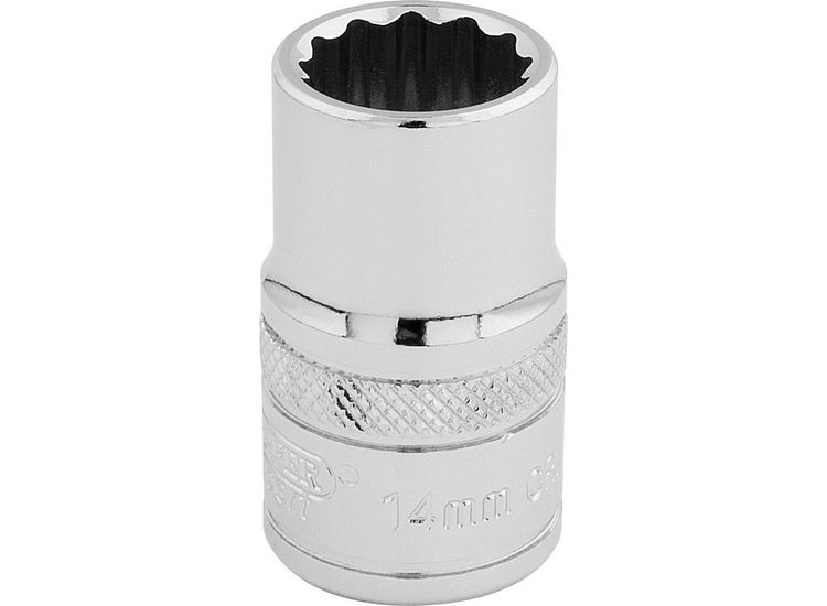 Draper 33125 1/2" Sq. Dr. Hi-Torq&amp;#174; 12 Point Socket (14mm)