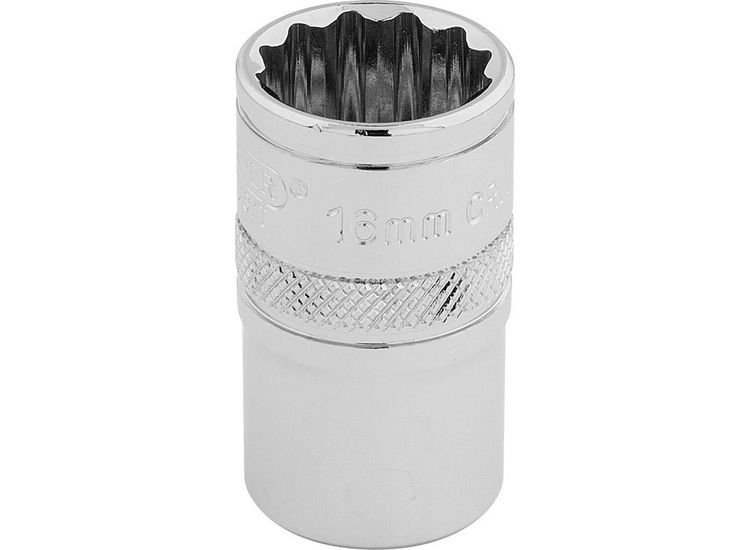Draper 33160 1/2" Sq. Dr. Hi-Torq&amp;#174; 12 Point Socket (16mm)