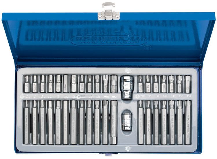 Draper 33322 TX-STAR&amp;#174; Hexagon and Spline Mechanic's Bit Set (40 Piece)