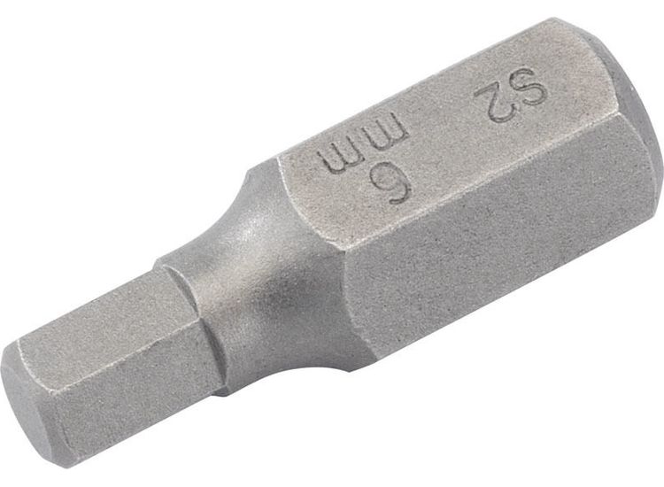 Draper 33327 6mm x 30mm Hexagonal 10mm Insert Bit for Mechanic's Bit Sets